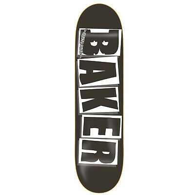 Baker Brand Logo Deck (Black / White) 8.25" x 31.875"