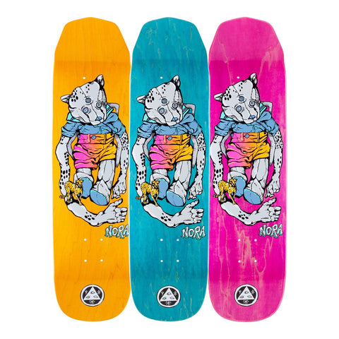 Welcome Nora Teddy on Wicked Princess Deck 8.125"