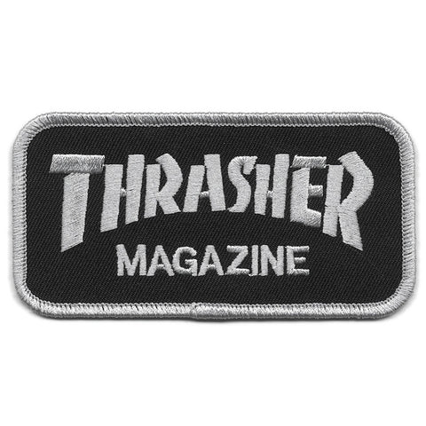 THRASHER "Magazine Logo" Patch (Black)