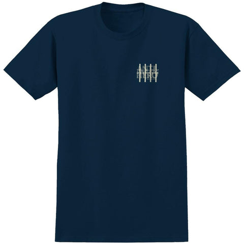 Antihero 4 Pillars Obedience T-Shirt (Navy)