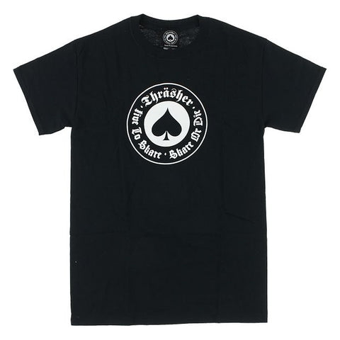 THRASHER "Oath" T-Shirt (Black)