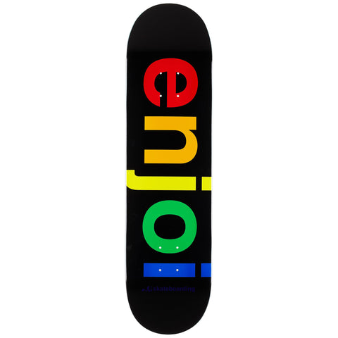 Enjoi Spectrum 8.0 Skateboard Deck (Black)