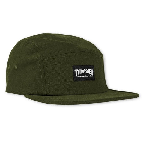 Thrasher Skate Mag 5-Panel Hat (Army)
