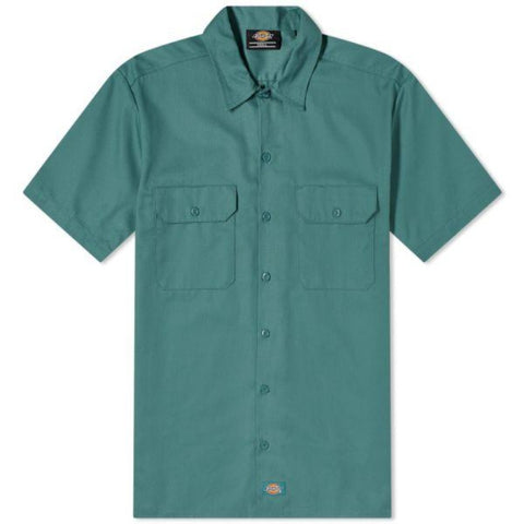 Dickies Short Sleeve Work Shirt (Lincoln Green)