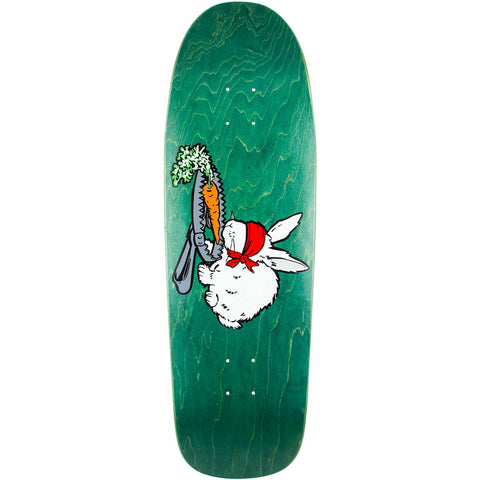 101 Natas Bunny Trap Reissue Screen Printed Deck 9.8" (Green Stain)