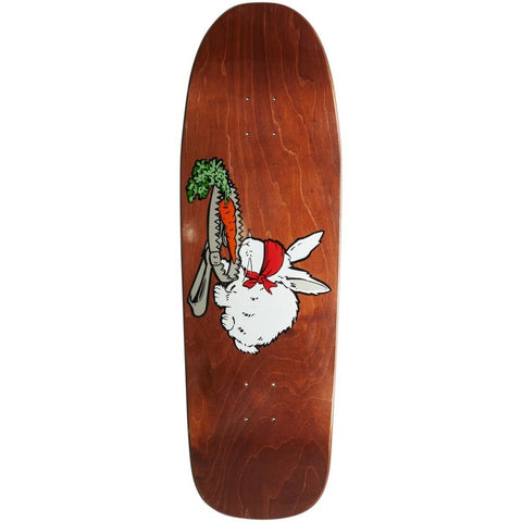 101 Natas Bunny Trap Reissue Screen Printed Deck 9.8" (Maroon Stain)