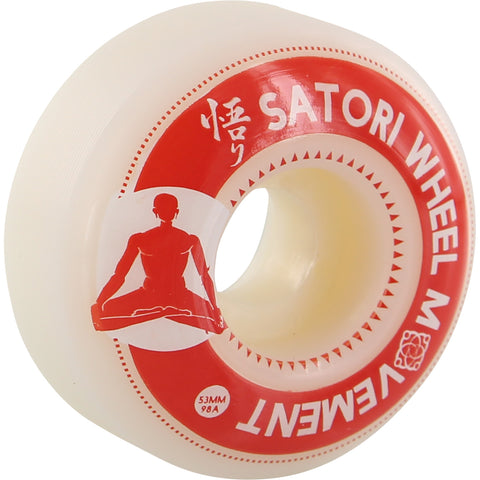 Satori Meditation Series Slim Shape 53mm 98A Wheels (Red)
