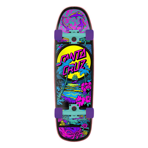 Santa Cruz Time Warp Shaped Cruzer Complete Skateboard 9.51" x 32.26"