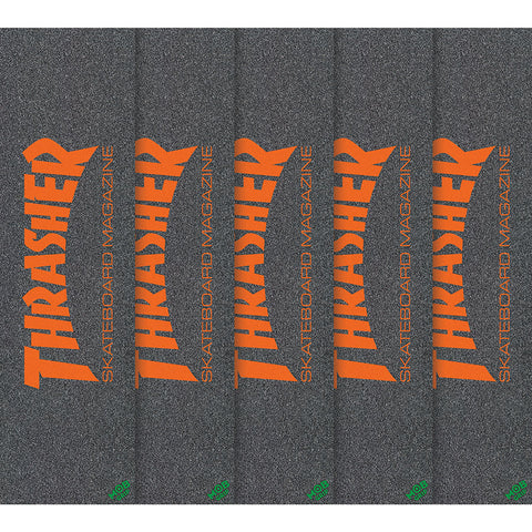 Mob x Thrasher Mag Logo Grip Tape Sheet (Orange)