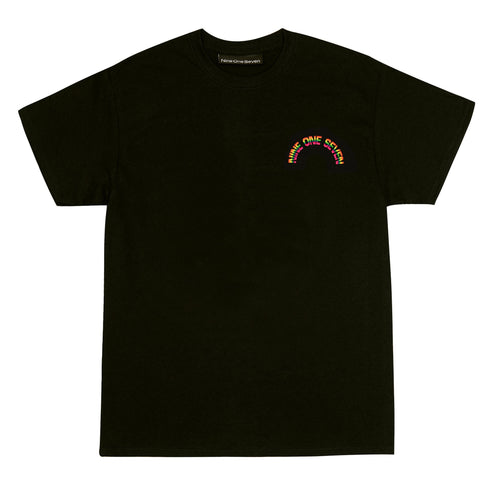 Call Me 917 Rainbow T-Shirt (Black)