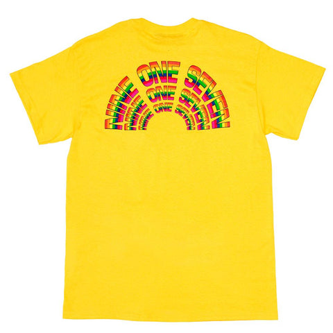 Call Me 917 Rainbow T-Shirt (Yellow)