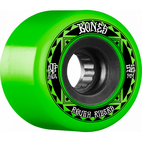 Bones ATF Rough Rider Runners 56mm 80A Wheels (Green)