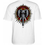 Powell Peralta Mike Vallely Elephant T-Shirt White