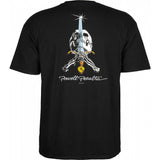Powell Peralta Skull and Sword T-Shirt Black