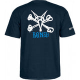 Powell Peralta Rat Bones Youth T-Shirt Navy