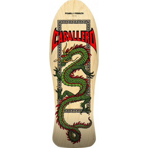 Powell Peralta Steve Caballero Chinese Dragon Natural Skateboard Deck - 10"