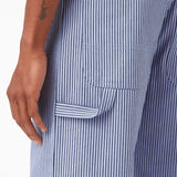 Dickies Regular Fit Hickory Stripe Carpenter Pants (Purple)
