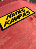 101 Natas Kaupas Challenger Screen Printed R7 Deck 9.8" (Red Stain)