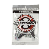 Independent Genuine Parts Phillips Hardware Black/Silver 1"