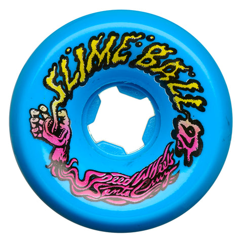 Santa Cruz Slime Balls Vomits 60mm 97A Wheels (Blue)