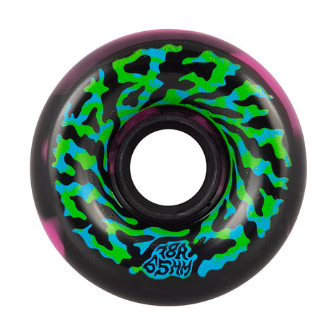 Santa Cruz Slime Balls 65mm 78A Wheels (Swirly Black Pink)