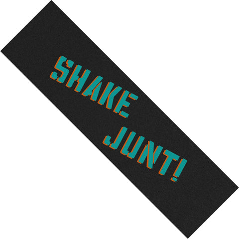 SHAKE JUNT "Spray" Grip Tape Sheet (Teal / Orange)