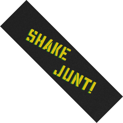 SHAKE JUNT "Spray" Grip Tape Sheet (Yellow / Green)