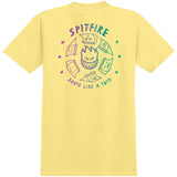 Spitfire Skate Like A Girl Fade T-Shirt (Banana)
