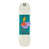 Welcome Soil on Wicked Princess Deck 8.27" (Bone/Teal Stain)