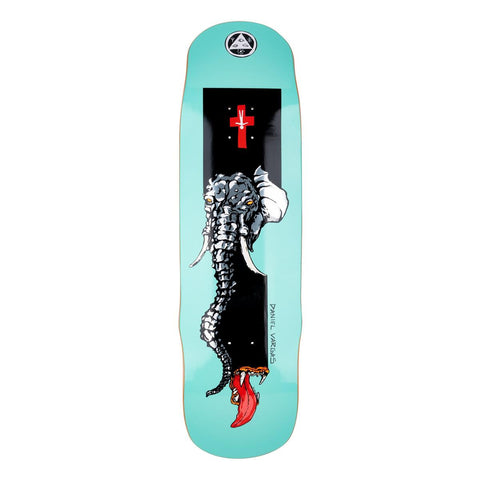 Welcome Tusk on Effigy Deck 8.85" (Teal/Silver Foil)