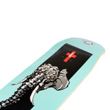 Welcome Tusk on Effigy Deck 8.85" (Teal/Silver Foil)