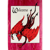 Welcome Unholy Diver on Son of Golem Deck 8.75" (Dark Red)
