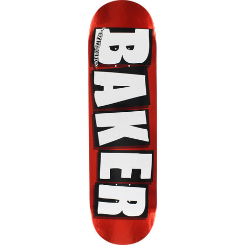 Baker Brand Logo Red Foil Deck 8.25"