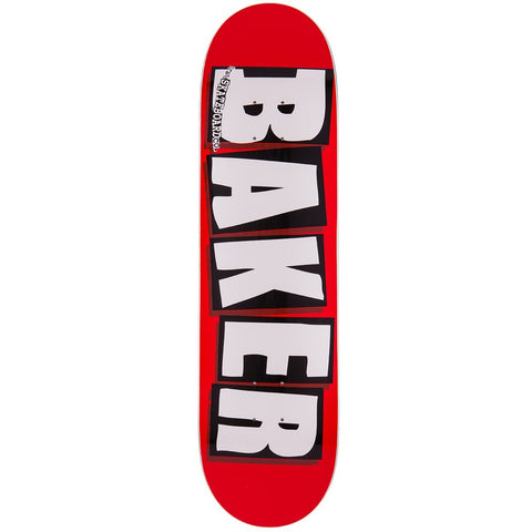 Baker Brand Logo White Deck 7.56"
