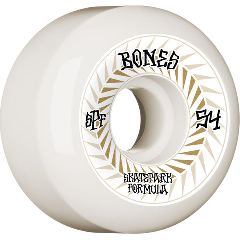 Bones Skatepark Formula Spines 54mm 81B Sidecut P5 Wheels