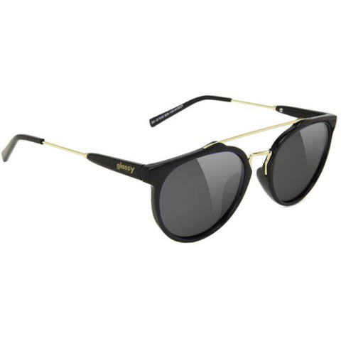 GLASSY "Chuck" Polarized Sunglasses (Black / Gold)