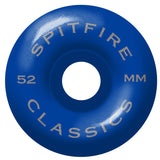 Spitfire Classic 52mm Wheels (Cobalt)