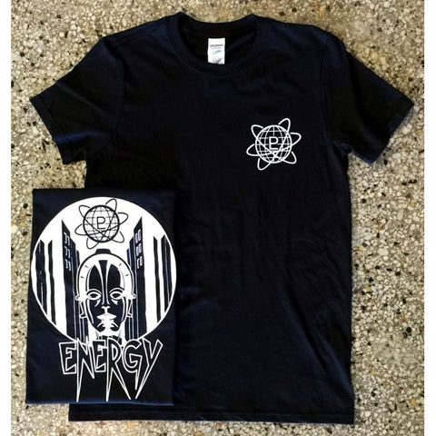 ENERGY SKATE SHOP x TOPX "Metropolis" T-Shirt (Black)