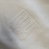ENERGY SKATE SHOP "Enron" Embroidered Logo Polo Shirt (White / White)