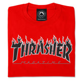 Thrasher Flame Logo T-Shirt (Red)