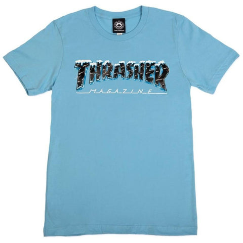 Thrasher Black Ice Girls T-Shirt (Light Blue)