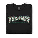 Thrasher Roses Girls T-Shirt (Black)
