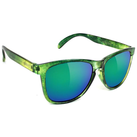 GLASSY Aaron Jaws Homoki Signature Polarized Sunglasses (Galaxy / Green Mirror)