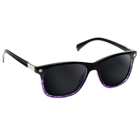 GLASSY Brandon Biebel Polarized Sunglasses (Black / Purple)