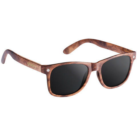 GLASSY "Leonard" Sunglasses (Wood)