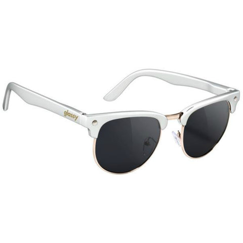 GLASSY "Morrison" Sunglasses (White / Gold)