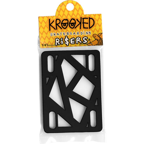 Krooked Riser Pads 1/4" (Black)