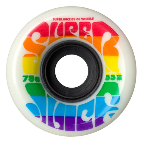OJ Mini Super Juice 55mm 78A Wheels (Rainbow)