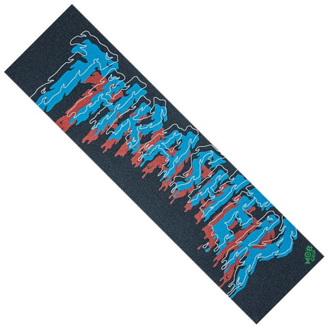 MOB x THRASHER MAGAZINE "Drip Logo" Grip Tape Sheet (Blue)