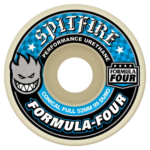 Spitfire Formula Four Conical Full 53mm 99A Wheels